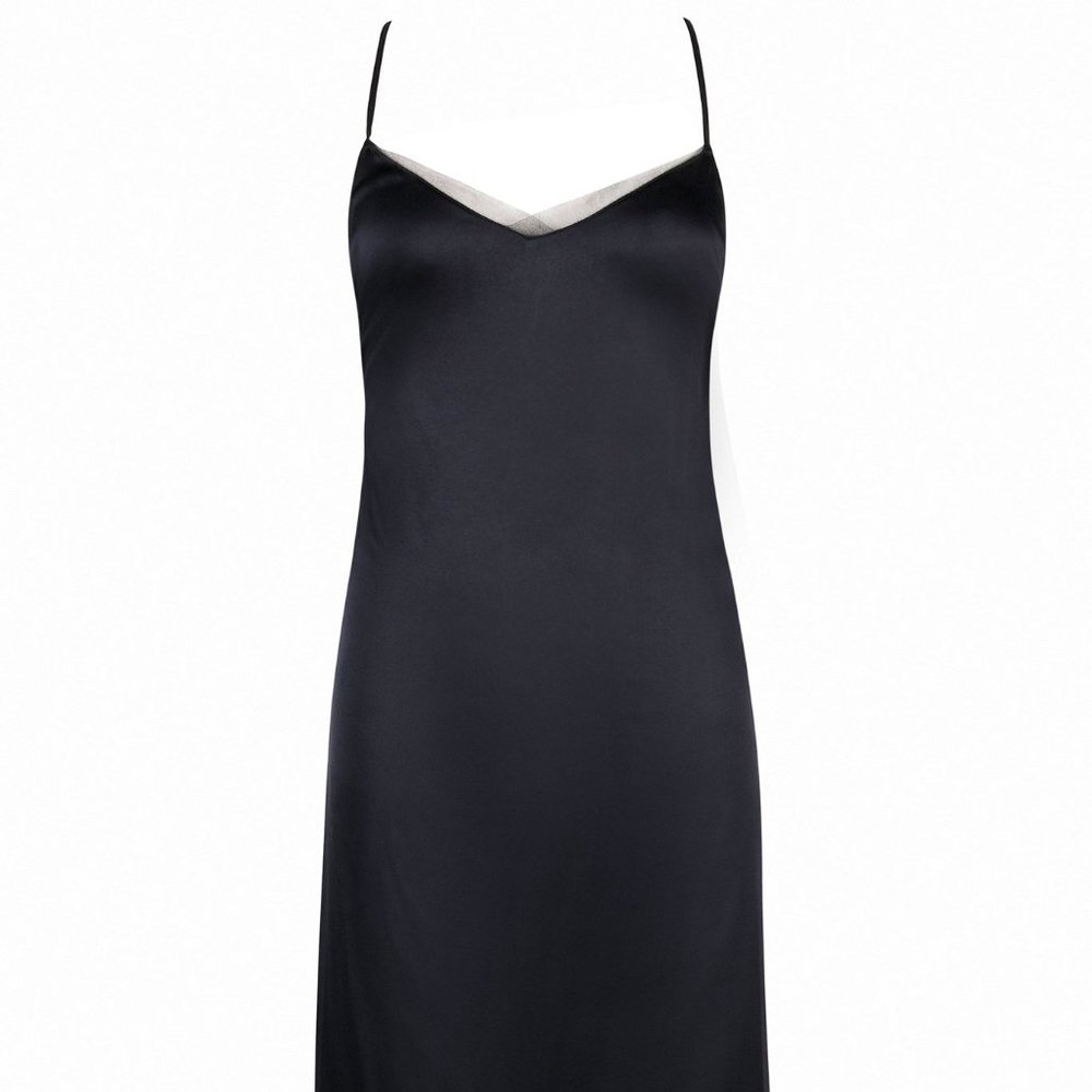 NWT Black Silk Dress by Bean There Apparel